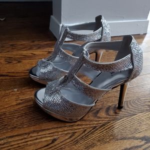 Fioni Silver high heels